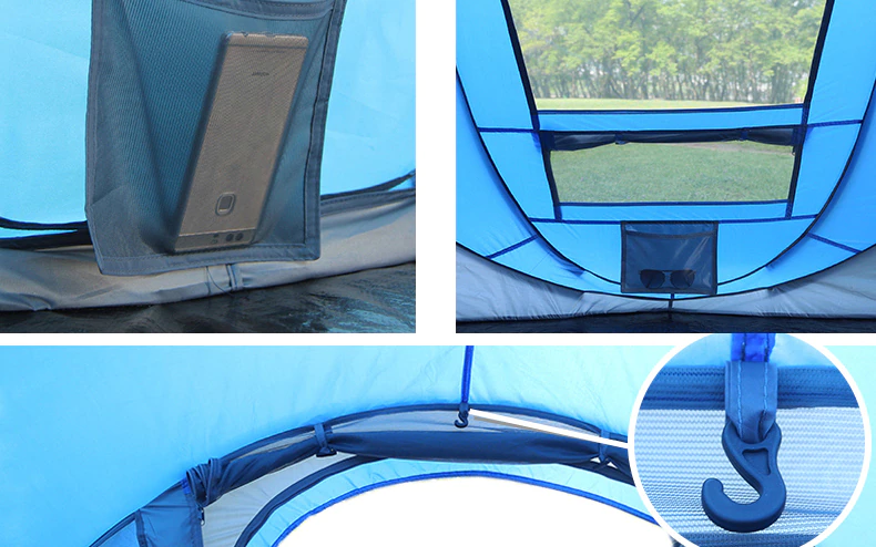 Cheap Goat Tents Tent Pop Up Camping Tents Outdoor Camping Beach Open Tent Waterproof Tents Large Automatic Ultralight Family Tents 
